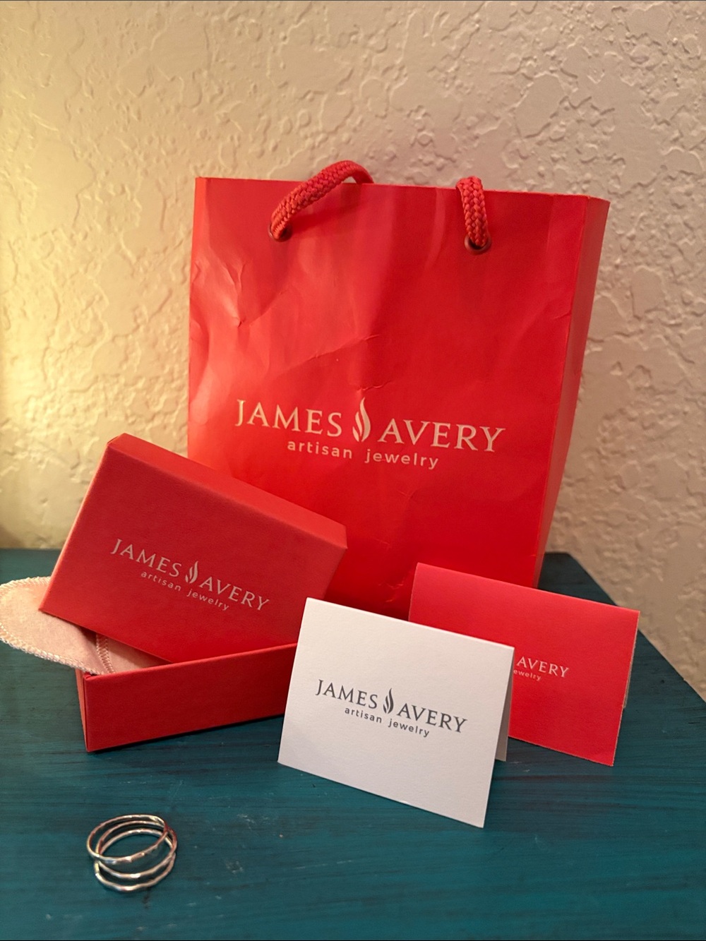 James Avery delicate forge Silver Rings